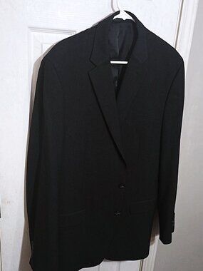 Chaps Men Charcoal Blazer Only  46L
